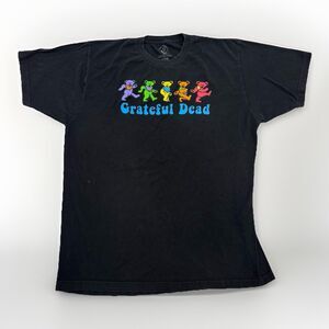 Grateful Dead Tshirt Mens Size XL Black Dancing Bears Licensed Graphic Tee